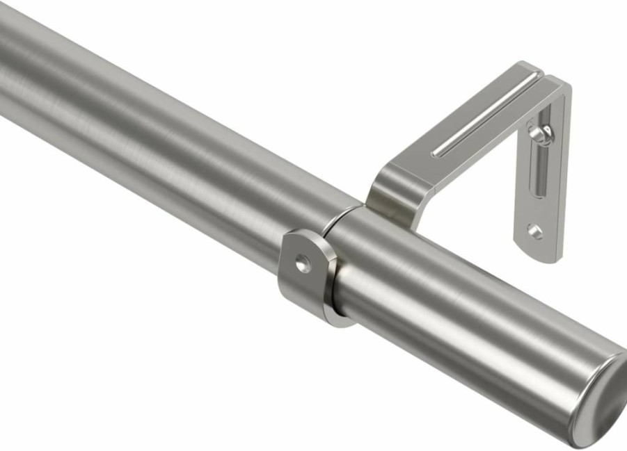 Umbra Zen Black Curtain Rod - 320150-022 Modern Window Drapery Hardware