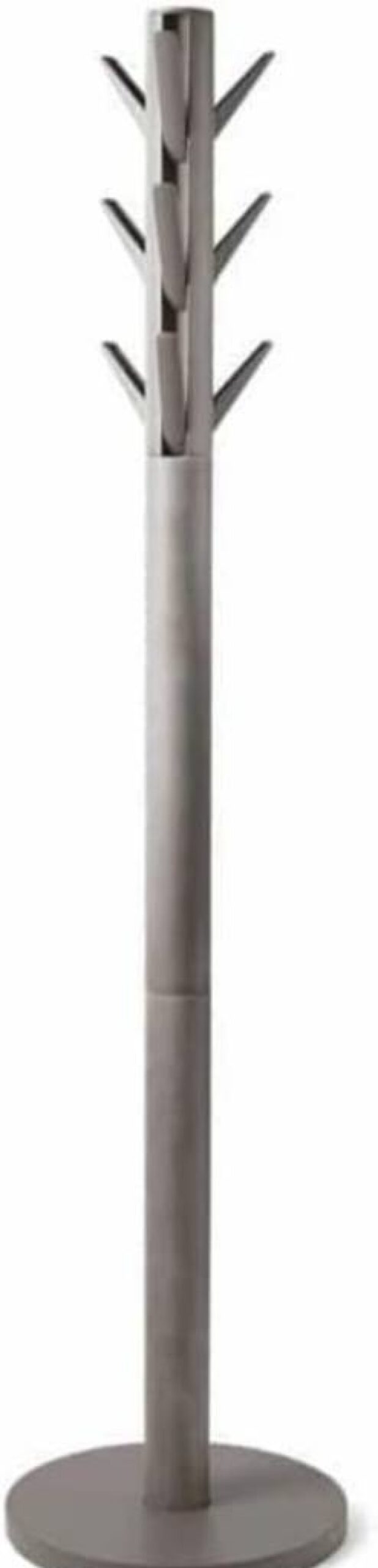Umbra Flapper Wall Mounted Coat Rack - Space Saving Entryway Organizer for Coats, Hats, Umbrellas in White/Nickel Finish