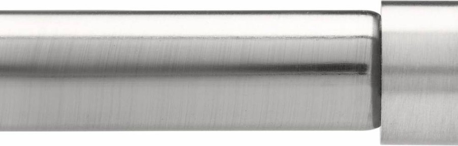 Umbra Cappa Adjustable Heavy Duty Curtain Rod - 1-1/4 Inch Diameter, 36 to 72 Inches, Nickel Finish for Modern Windows