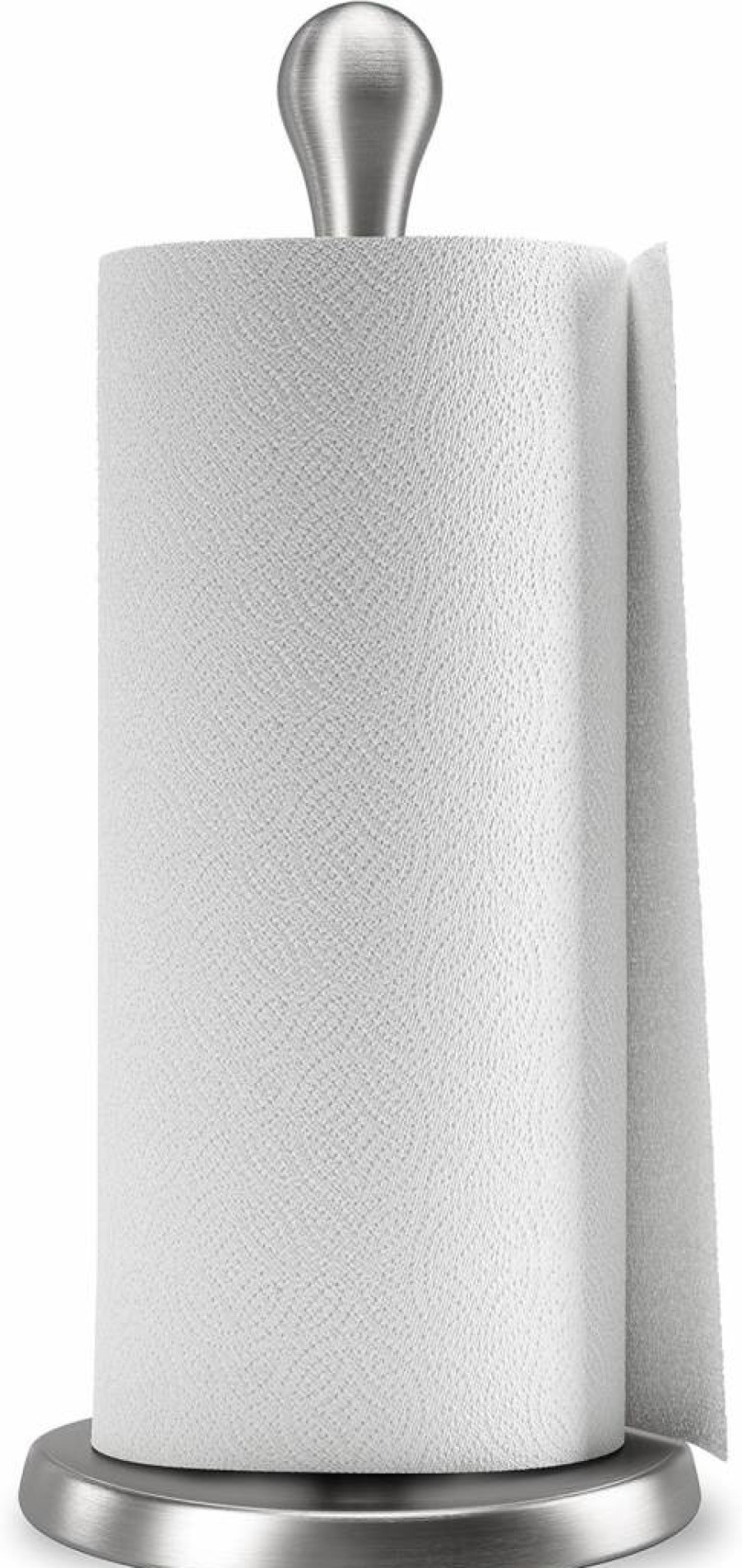 Umbra Tug Modern Paper Towel Holder - Stylish Kitchen Accessory for Disposable & Roll Towels