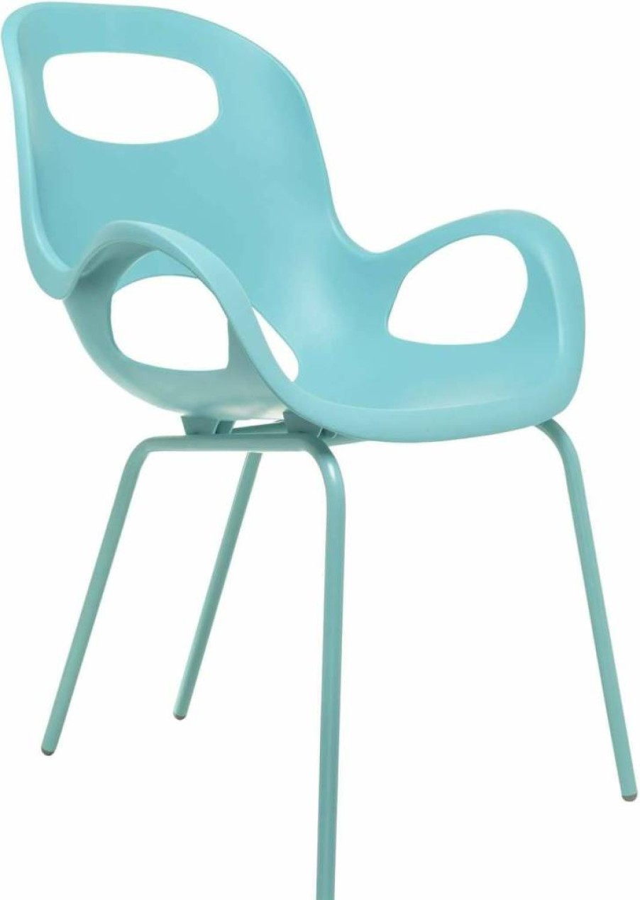 Umbra Oh Chair - White Weather-Resistant Indoor Outdoor Comfort Seating