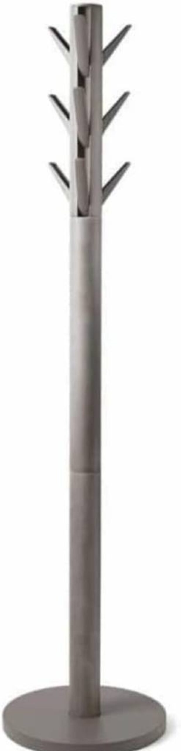 Umbra Flapper Modern Coat Rack - Natural & White Wall-Mounted Entryway Organizer