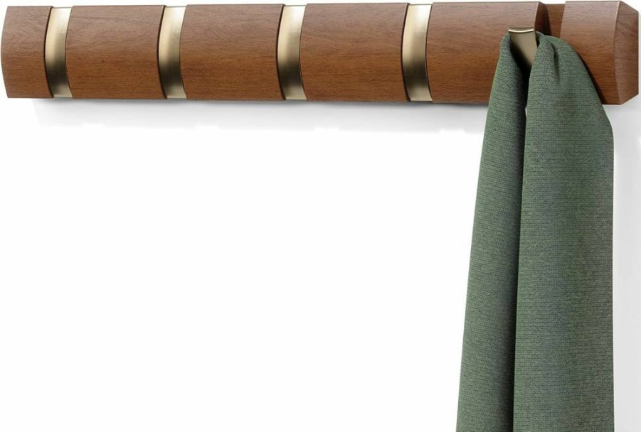 Umbra Flip Wall Hook - Space Saving Mounted Hanger for Coats and Hats