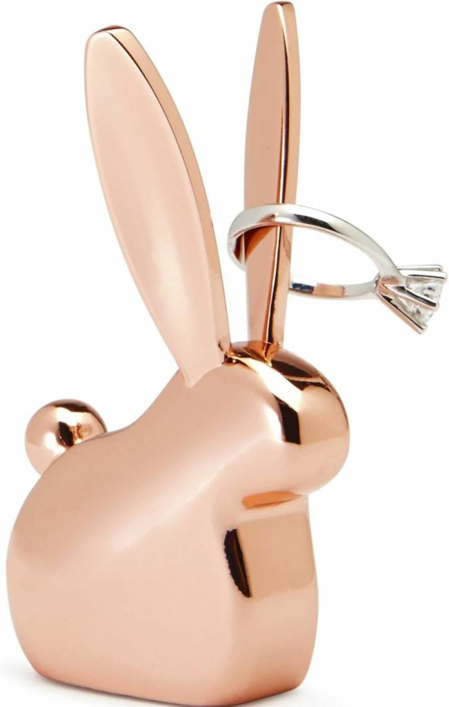 Umbra Chrome Dachsie Ring Holder - Stylish Modern Jewelry Organizer for Rings by Umbra