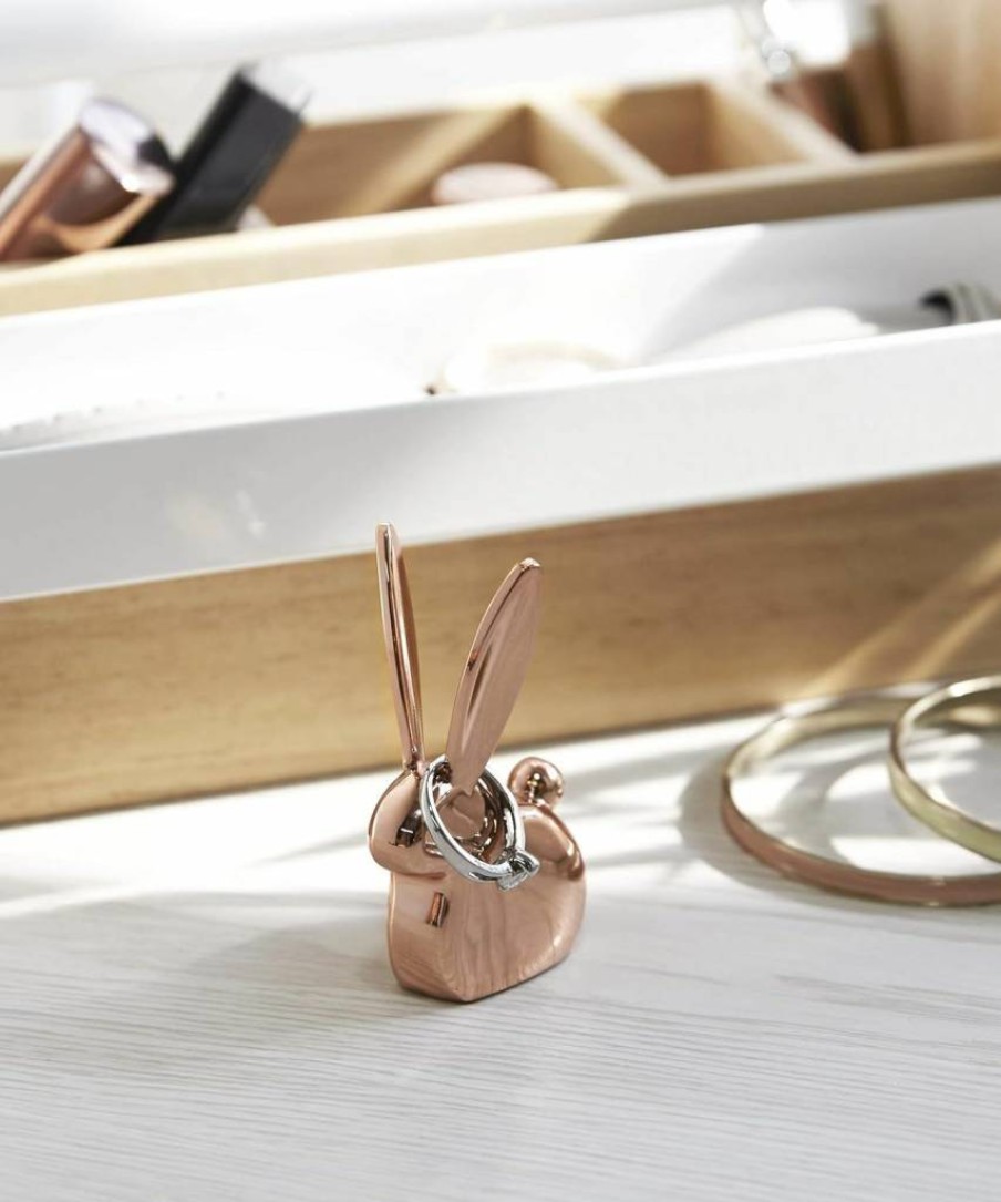Umbra Chrome Dachsie Ring Holder - Stylish Modern Jewelry Organizer for Rings by Umbra