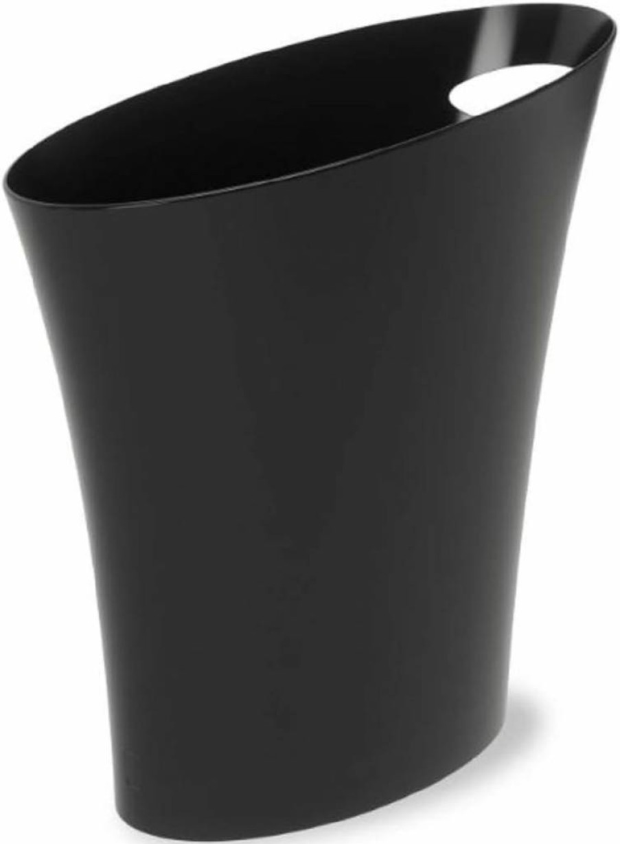 Umbra Slim Modern Stainless Steel Trash Can for Kitchen & Bathroom