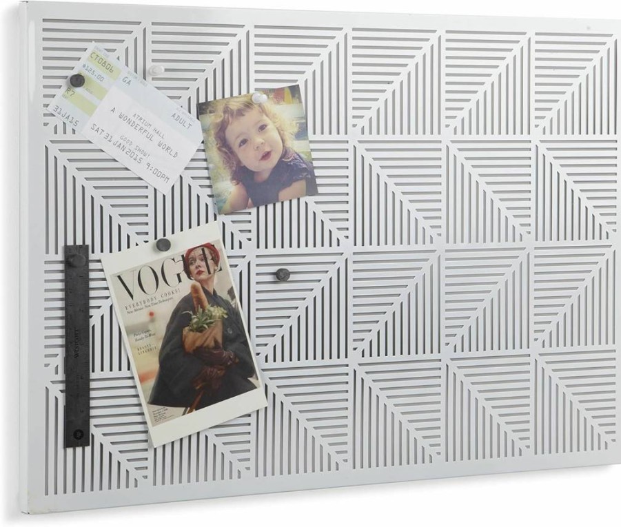 Umbra Trigon Magnetic Whiteboard: Wall-Mounted Bulletin & Message Board for Home or Office