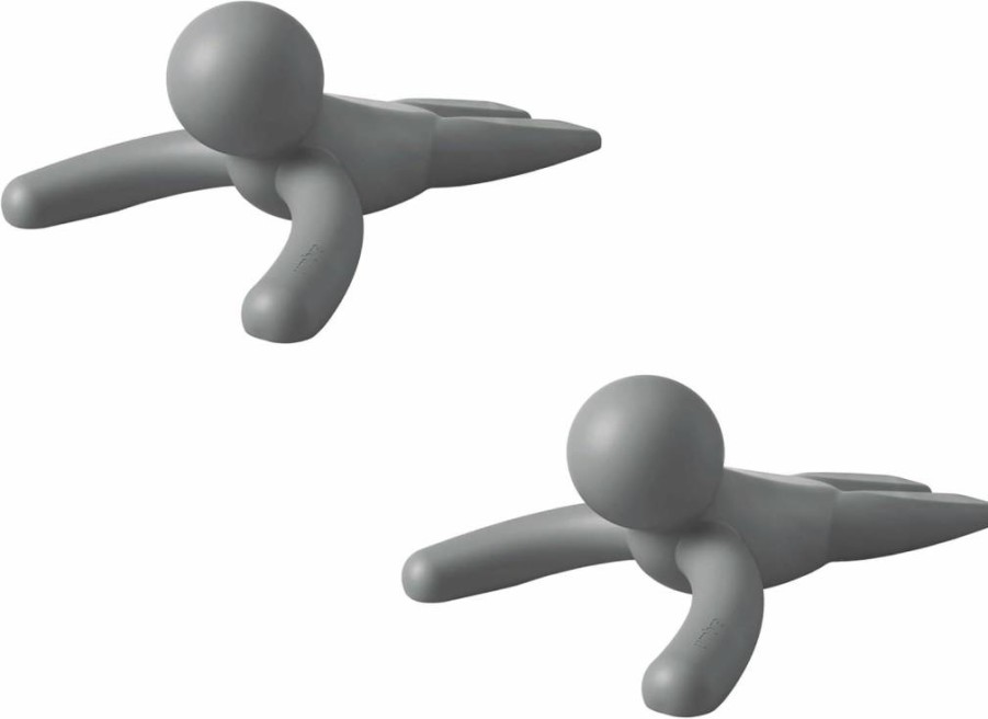 Umbra Buddy Doorstop and Wall Hook Set - 3-Piece Playful Home Decor and Storage Solution
