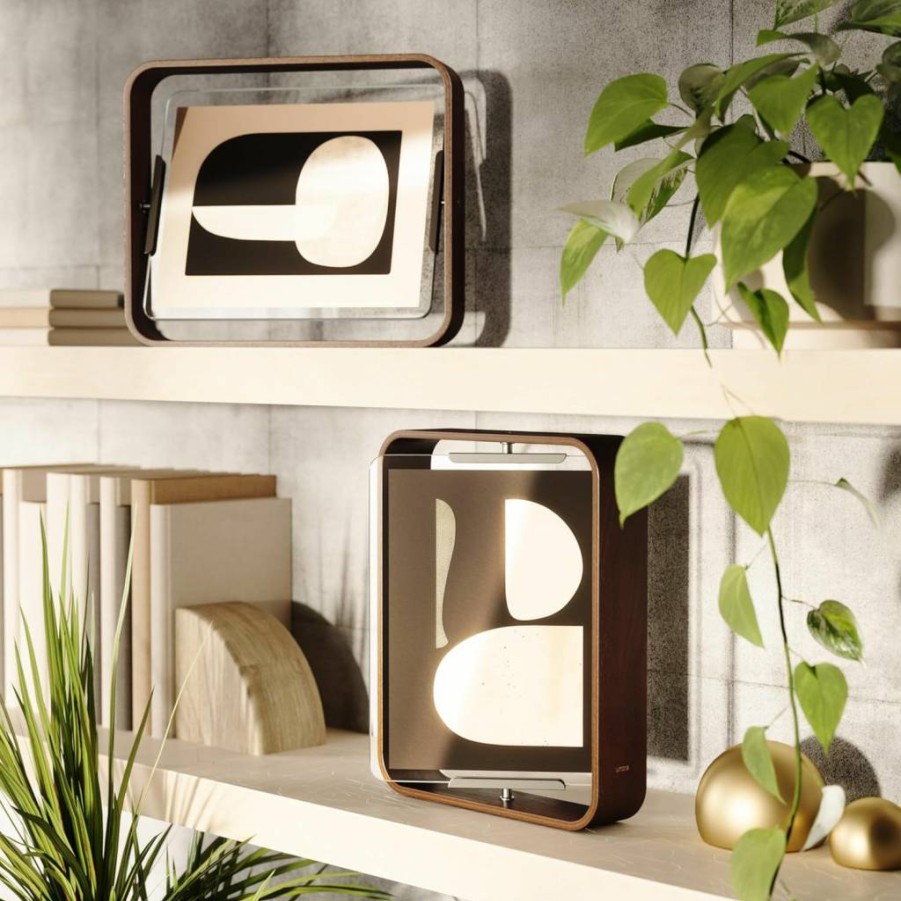 Umbra Bellwood 5" x 7" Natural Wood Desk Photo Frame - Modern Display Picture Frame