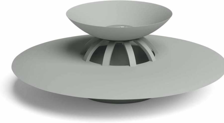Umbra Flex Drain Stop and Hair Catcher in Grey - Bathroom Sink Strainer with Flexible Design