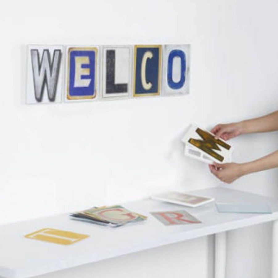 Umbra Marquee Wall Art Set - 7 Piece Modern Metal Decor for Home & Office