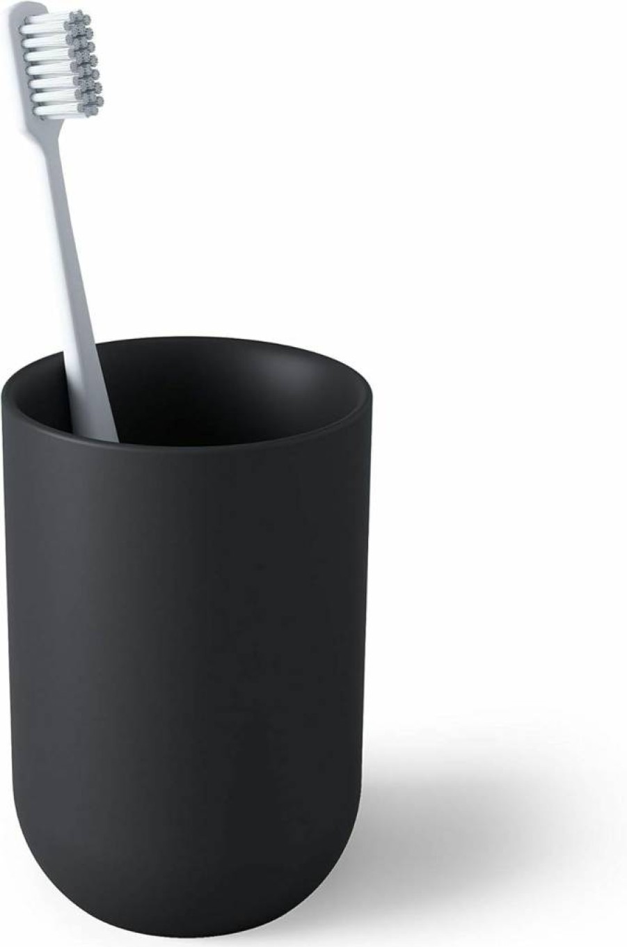 Umbra Junip Modern Chrome and Black Resin Soap Dispenser Pump for Bathroom or Kitchen