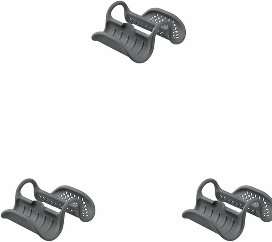Umbra Double Grey Sink Caddy Sponge Holder - Over Edge or Divider Hanging Kitchen Organizer