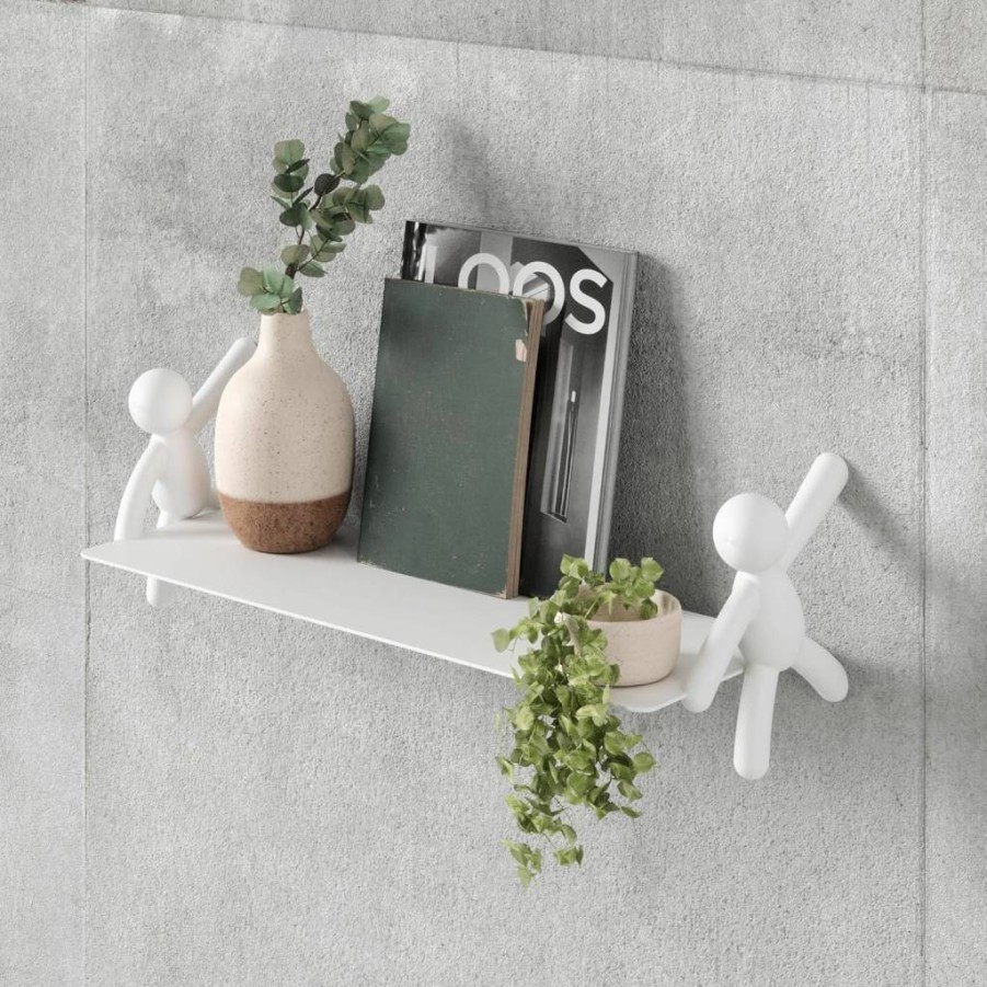 Umbra Buddy Floating Shelf - Modern Wall-Mounted Storage & Display Unit