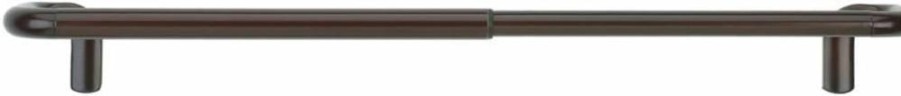 Umbra Twilight Wrap Around Curtain Rod Set - 48 to 88 Inch Adjustable Gold Room Darkening Rod for Blackout Panels