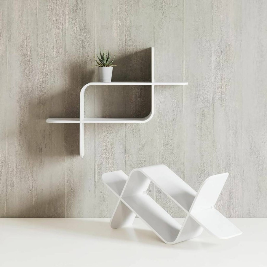 Umbra Montage Modern Floating Wall Shelf – Stylish Decorative Storage for Home & Office