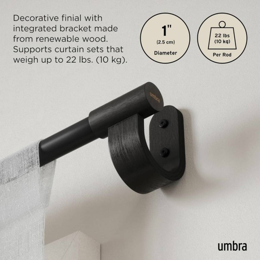 Umbra Mingle Black Gallery Wall Frame Set - Multi Picture Collage Display for Photos
