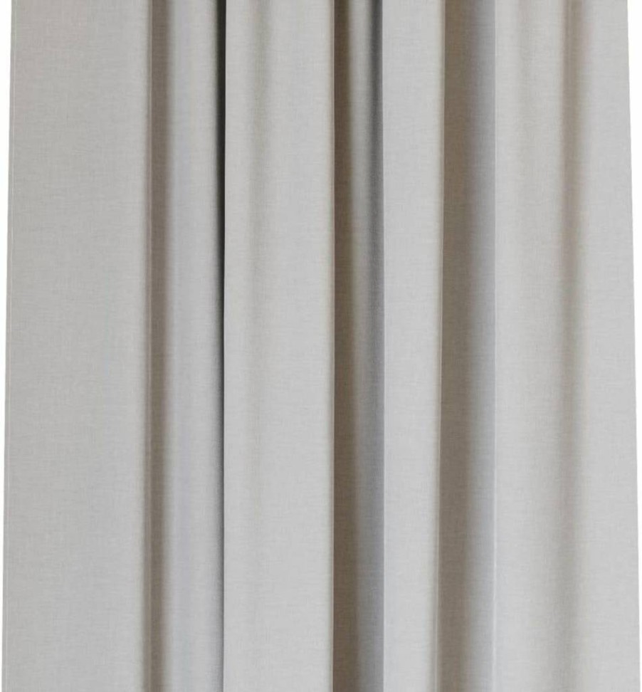 Umbra Twilight Blackout Curtain Panels 84 Inch, Set of 2, Light Grey, Room Darkening Window Treatments