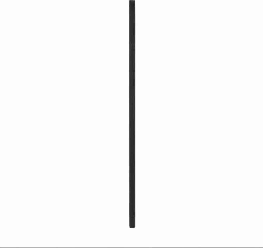Umbra Bellwood Arched Wood Leaning Mirror - Sustainable Black Frame, Modern Wall Decor