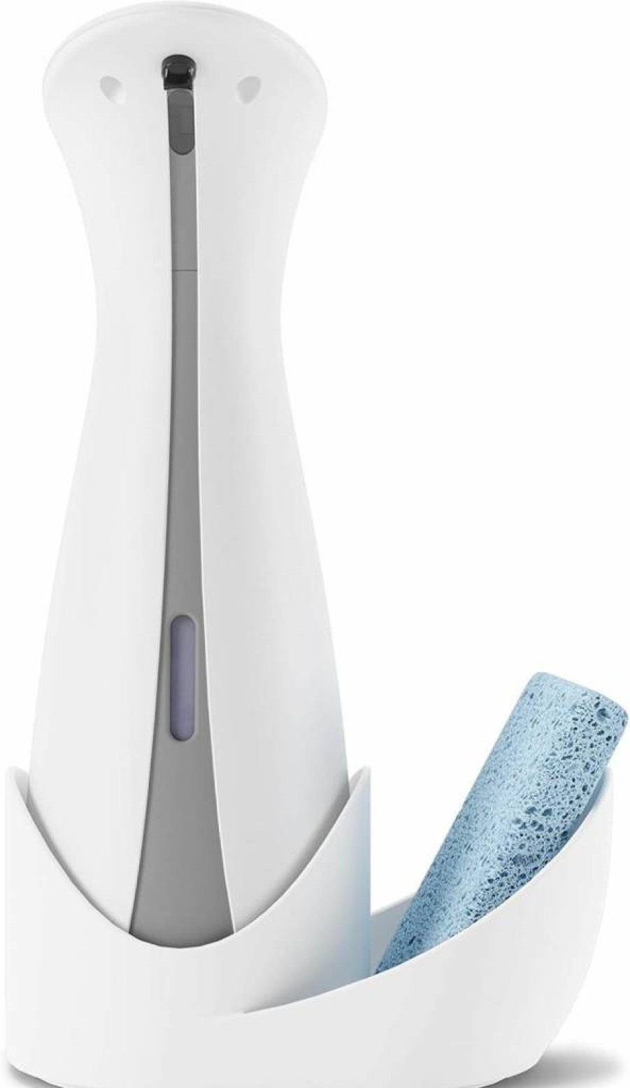 Umbra Otto Automatic Touchless Soap Dispenser for Kitchen & Bathroom, Hands-Free Sensor Pump, White
